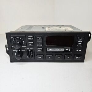 Chrysler OEM AM FM Cassette Radio P04858558AD RAS Amber JA‎ Dolby B NR